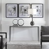 Nightfall White Marble Console Table, by Uttermost, 59" width x 31.5" height x 16" depth thumbnail 2