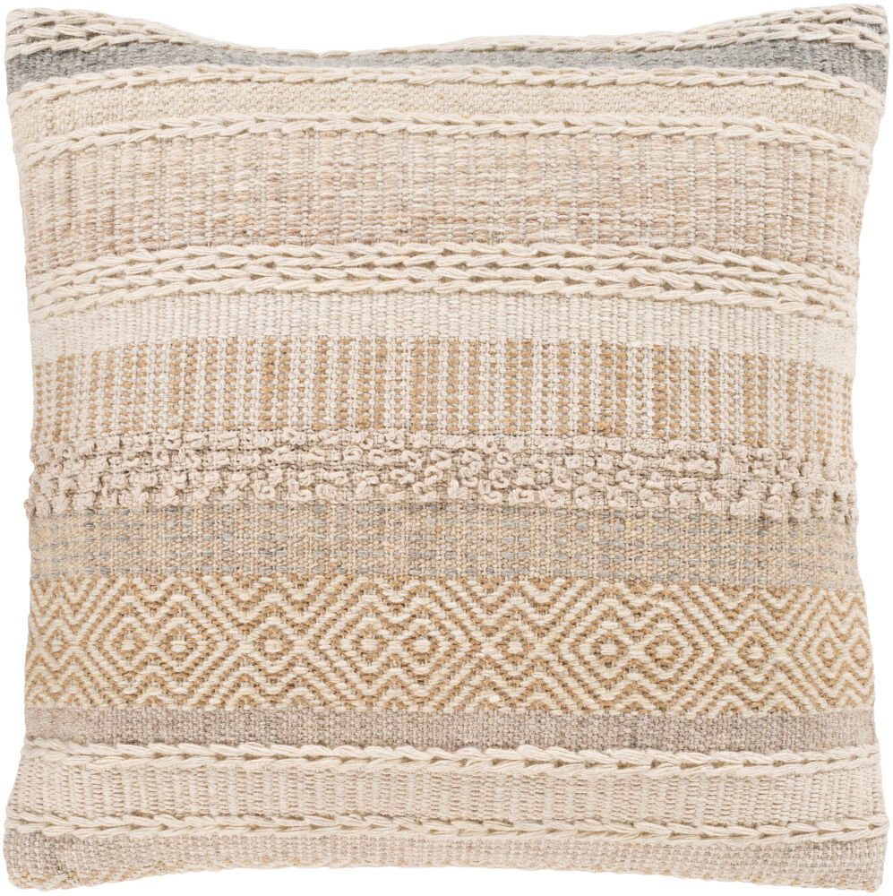 Lorens Accent Pillow Down, Decorative Pillow by Surya, 20" length x 20" width