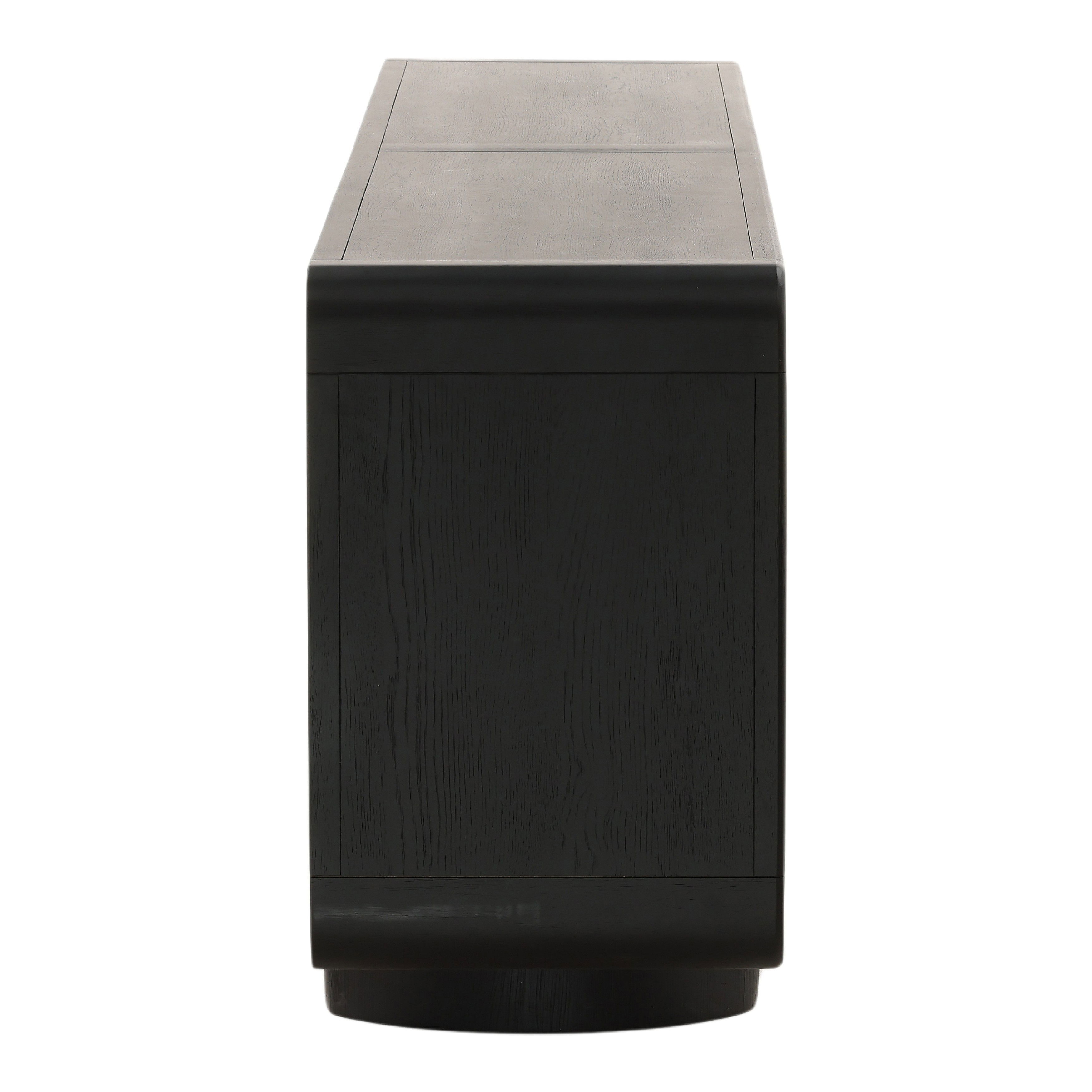 Capella Sideboard Black, Sideboards & Buffet by Dovetail, 108" width x 32" height x 18.1" depth View 3