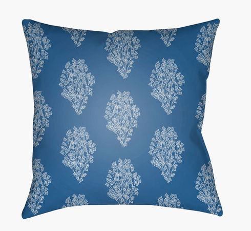 Moody Floral Accent Pillow