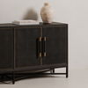 Mako Sideboard Black, Cabinets & Sideboard by Moe's Home, 76" width x 34" height x 18" depth thumbnail 10