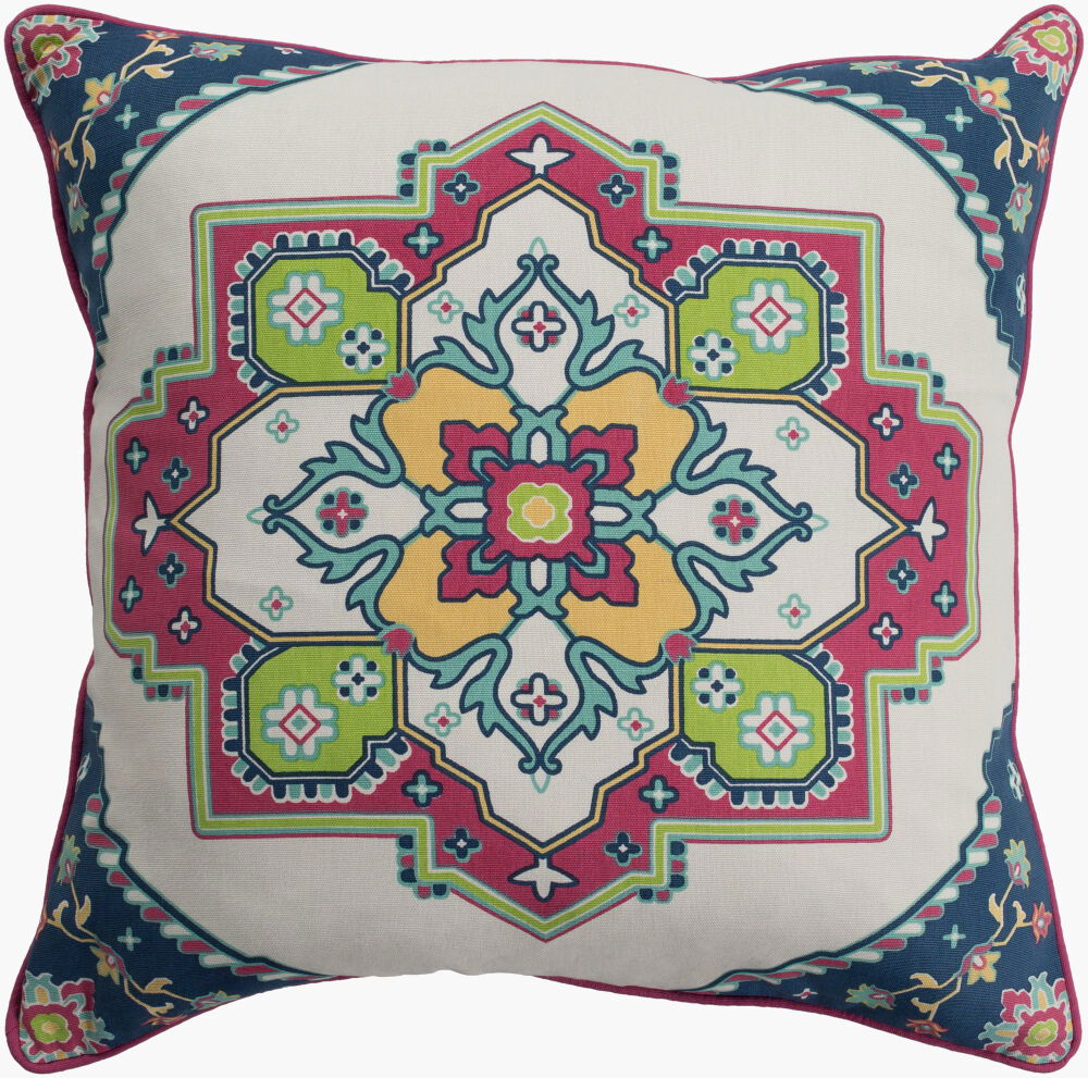 Technicolor Accent Pillow Poly, Decorative Pillow by Surya, 20" length x 20" width