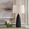 Jett Black Table Lamp, by Uttermost, 19" width x 35" height x 19" depth thumbnail 2