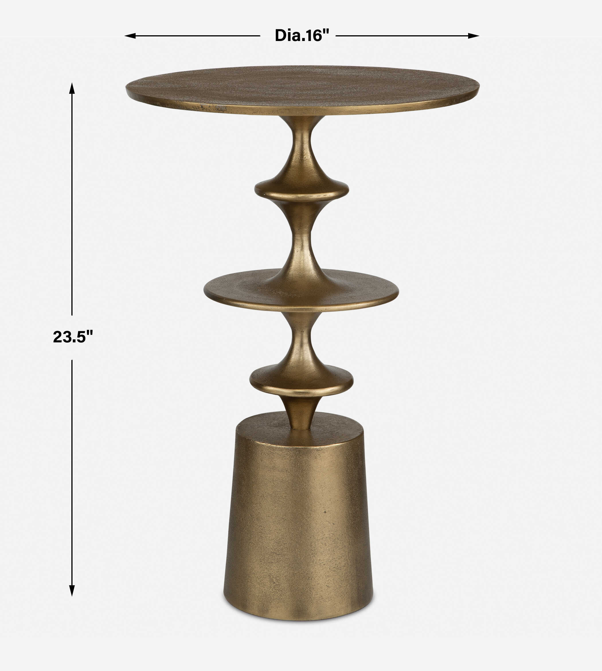 Flight Brass Accent Table Flight Brass Accent Table large image