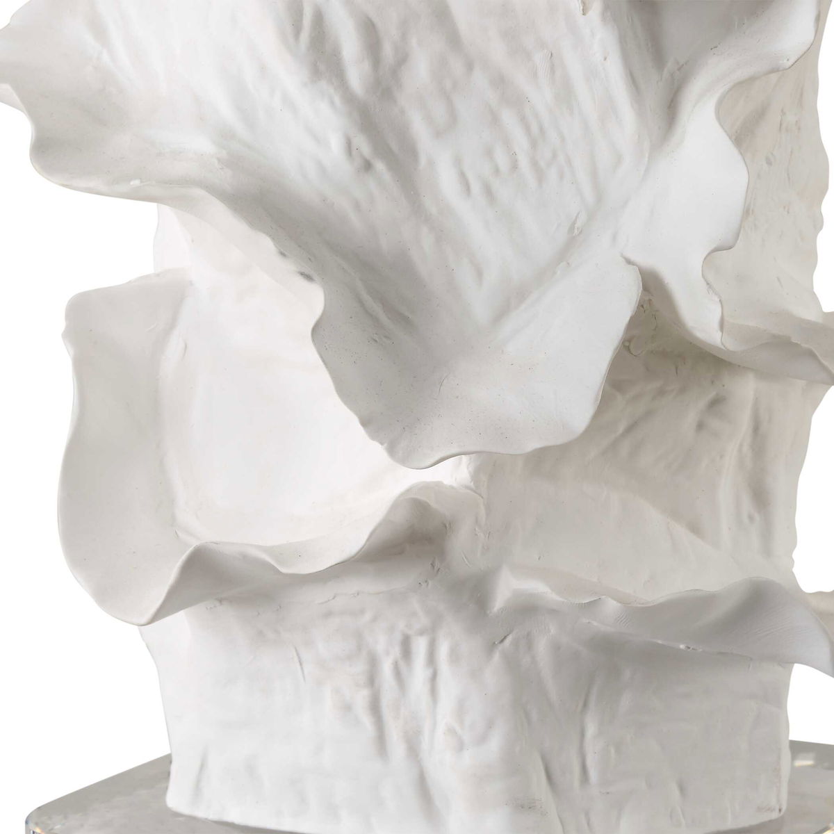 Wisp White Table Lamp, by Uttermost, 18" width x 32.5" height x 18" depth View 8