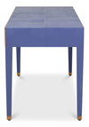 Gabriella Shagreen Desk/Table Marlin Blu, by Sarreid, 2' length x 4' width x 2'6" height thumbnail 4