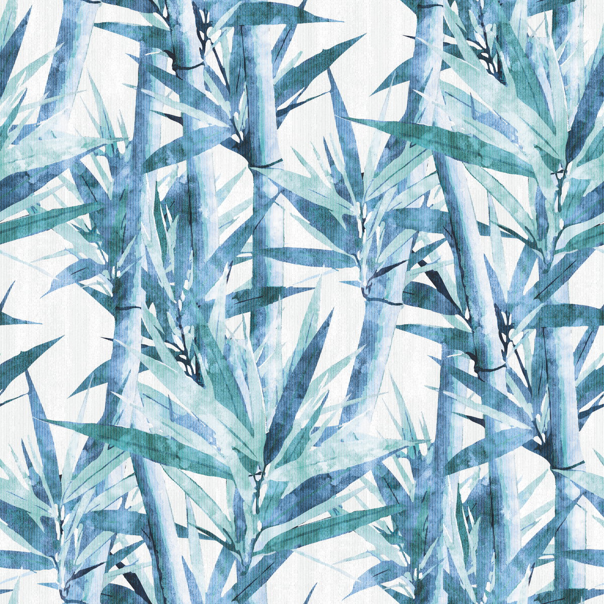 Lucky Bamboo Blue Peel & Stick Wallpaper, by York Wall, 18'10.8" length x 1'6" width x 0.02" depth