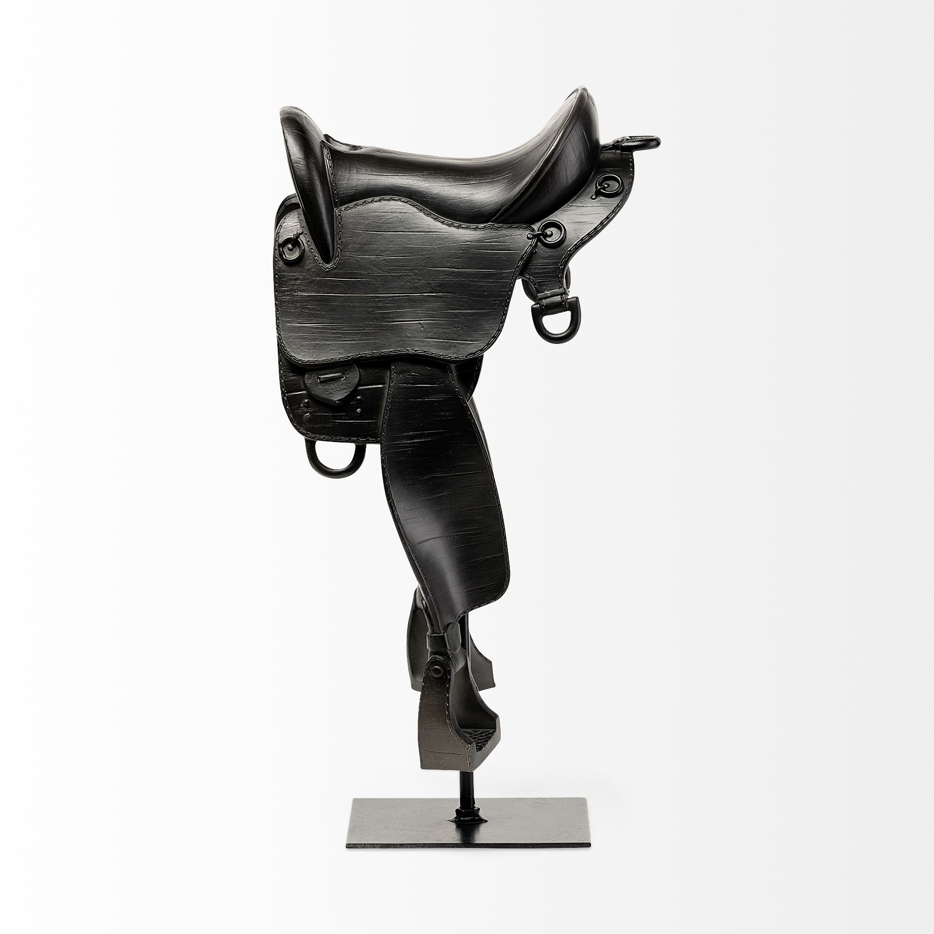 Colt III 8L x 9W Black Equestrian-Inspired English Horse Saddle large image 