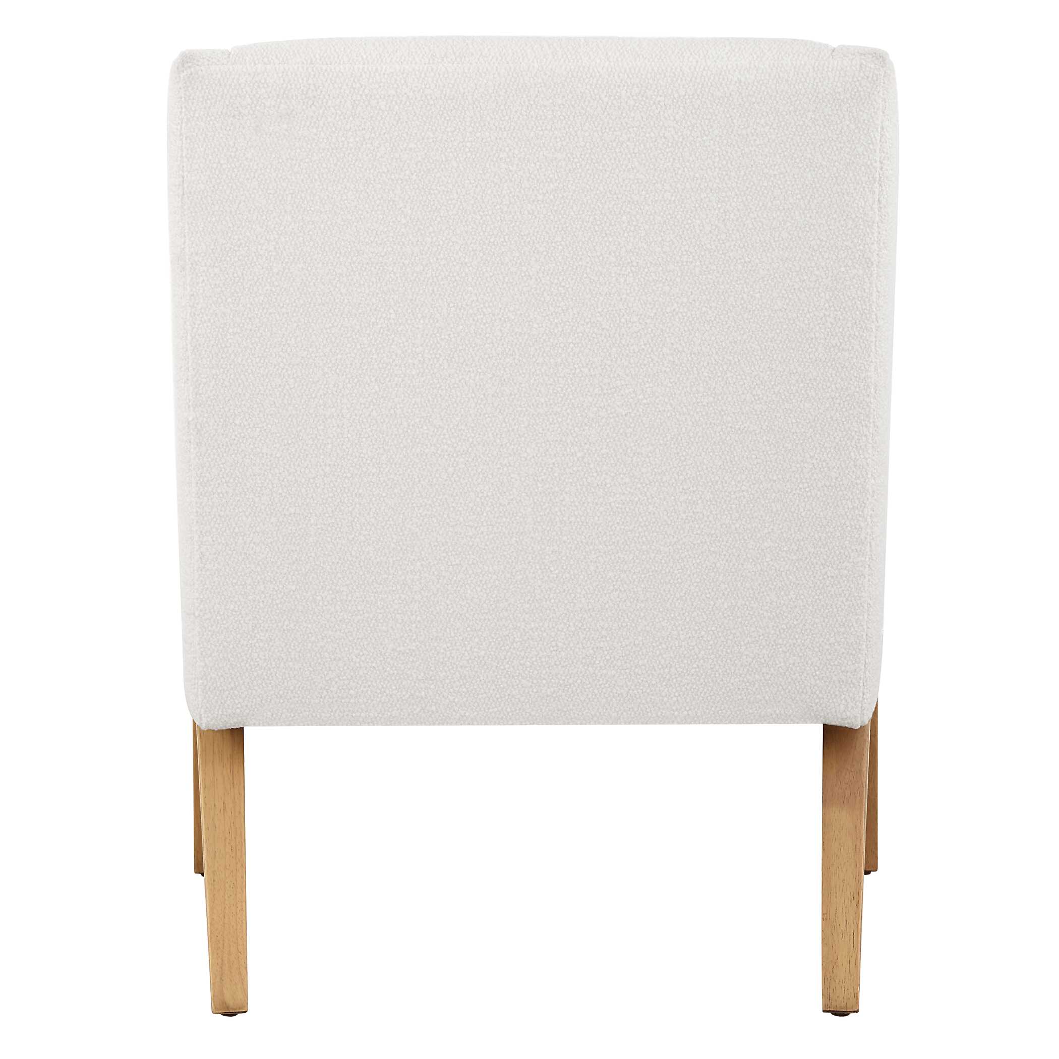 Evolve White Fabric Accent Chair large image 