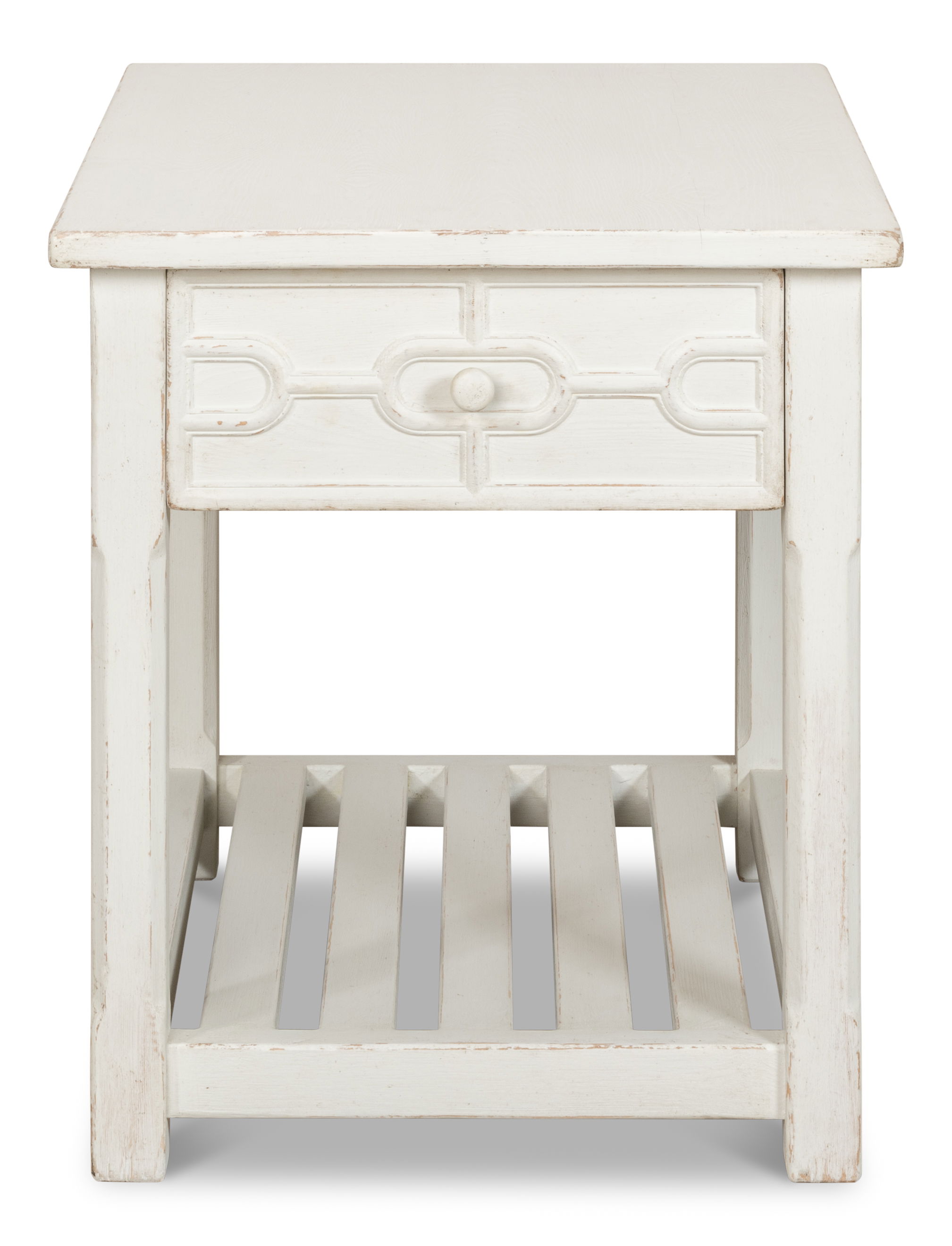 Isla Side Table  Antique White large image 