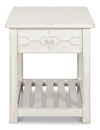 Isla Side Table  Antique White thumbnail 1