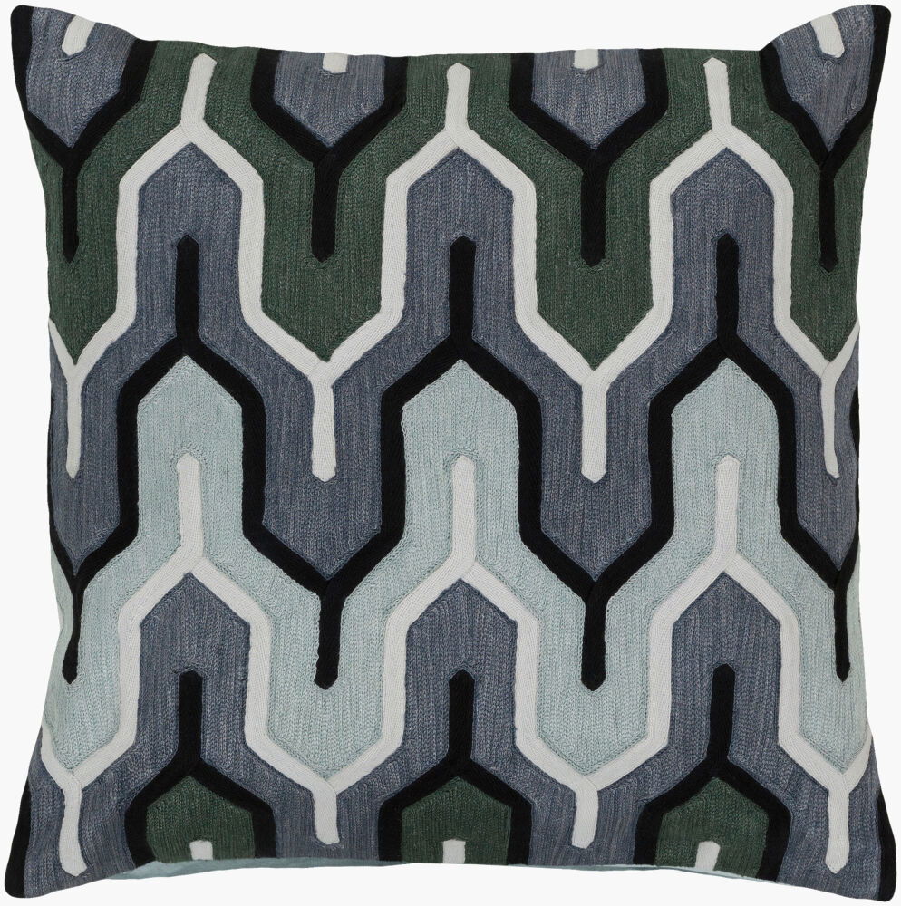 Aztec Accent Pillow, Decorative Pillow by Surya, 18" length x 18" width