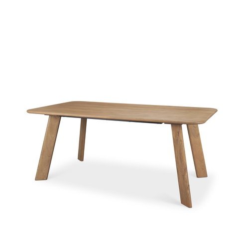 Welborn 72"L x 40"W Rectangular Dining Table | Modern | Light Brown Wood | Seats 6