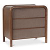 Rye 3 Drawer Nightstand Warm Brown, by Moe's Home, 31.75" width x 30.5" height x 19.75" depth thumbnail 3
