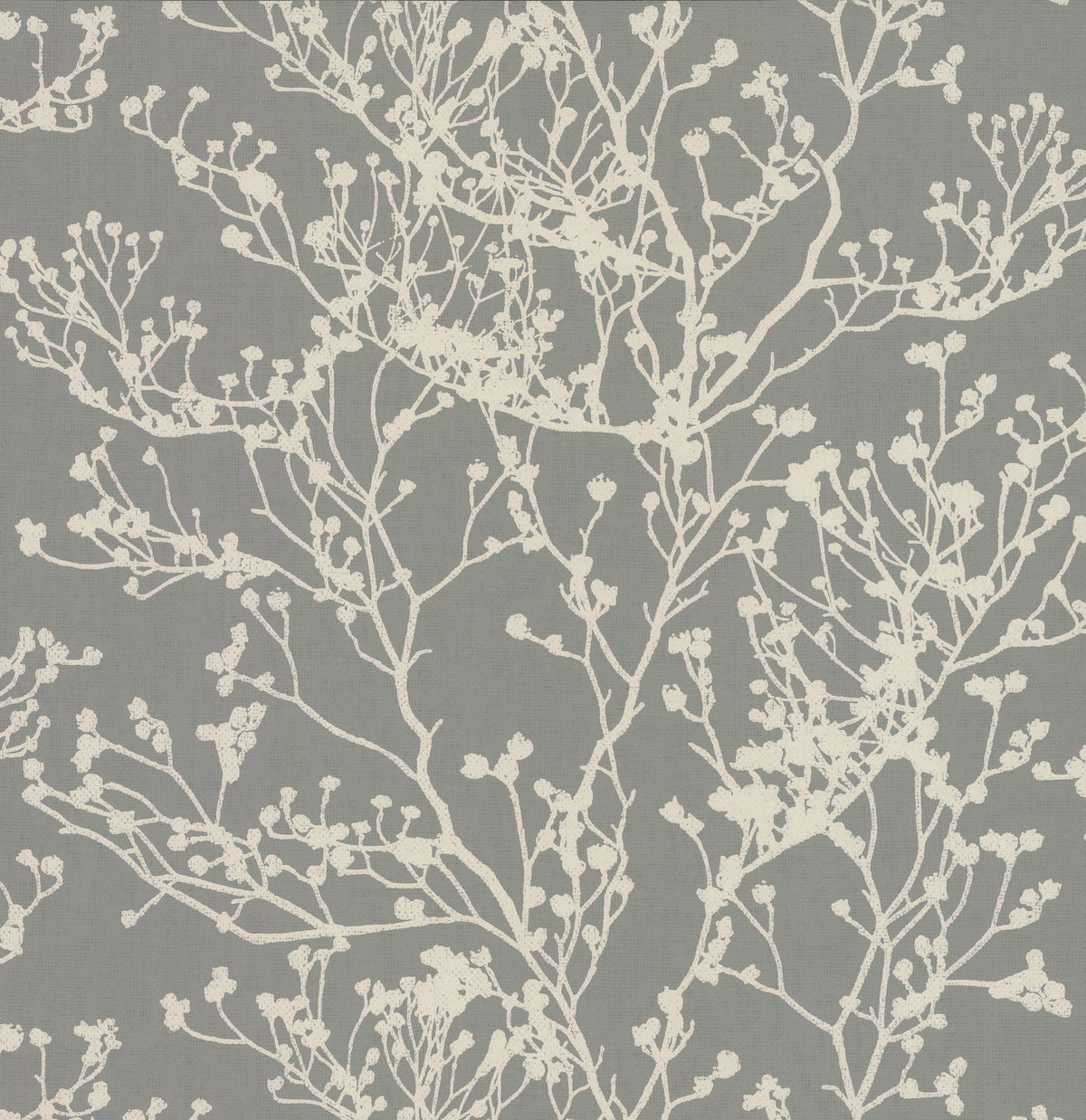 Budding Branch Silhouette Brown Wallpaper, by York Wall, 27' length x 2'3" width x 0.02" depth