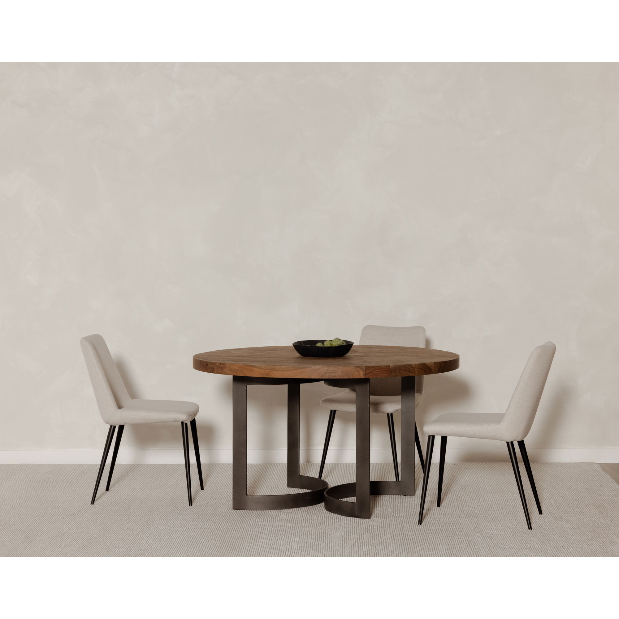 Bent Round Dining Table 54in large image 
