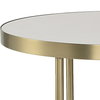 Aragon White Nesting Tables Set/2, Side & End Table by Uttermost, 19.5" width x 24" height x 19.5" depth thumbnail 8