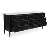 Eleanor 6 Drawer Dresser Black thumbnail 2