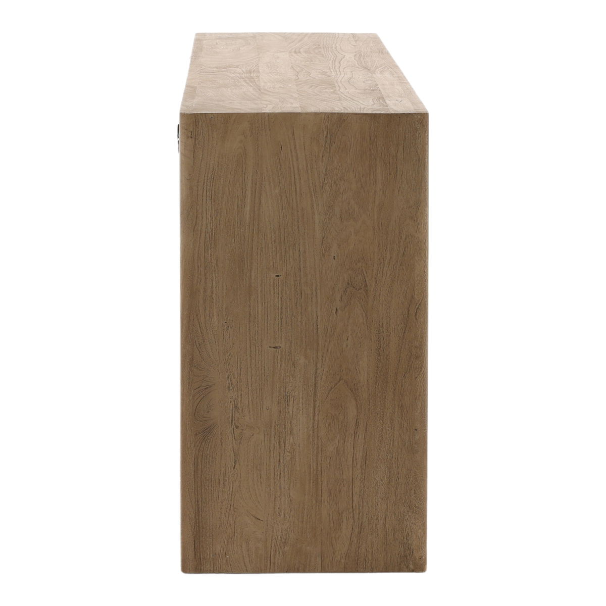 Leandra Sideboard Weathered Natural, Sideboards & Buffet by Dovetail, 106" width x 34" height x 18" depth View 3