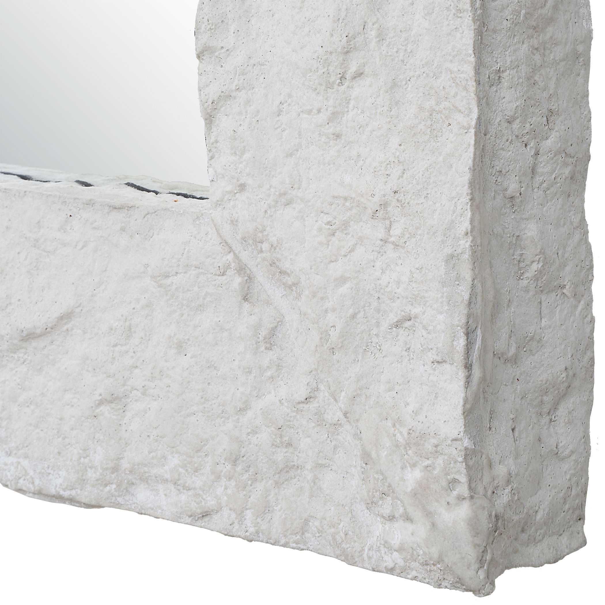Quarry Rectangle Stone Veneer Mirror large image 