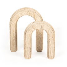 Online Designer Combined Living/Dining Travertine Arches