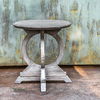 Maiva White Side Table thumbnail 1