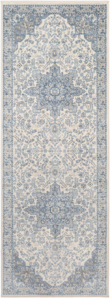 Monaco Machine Woven Rug, by Surya, 7'2.61" length x 2'7.5" width