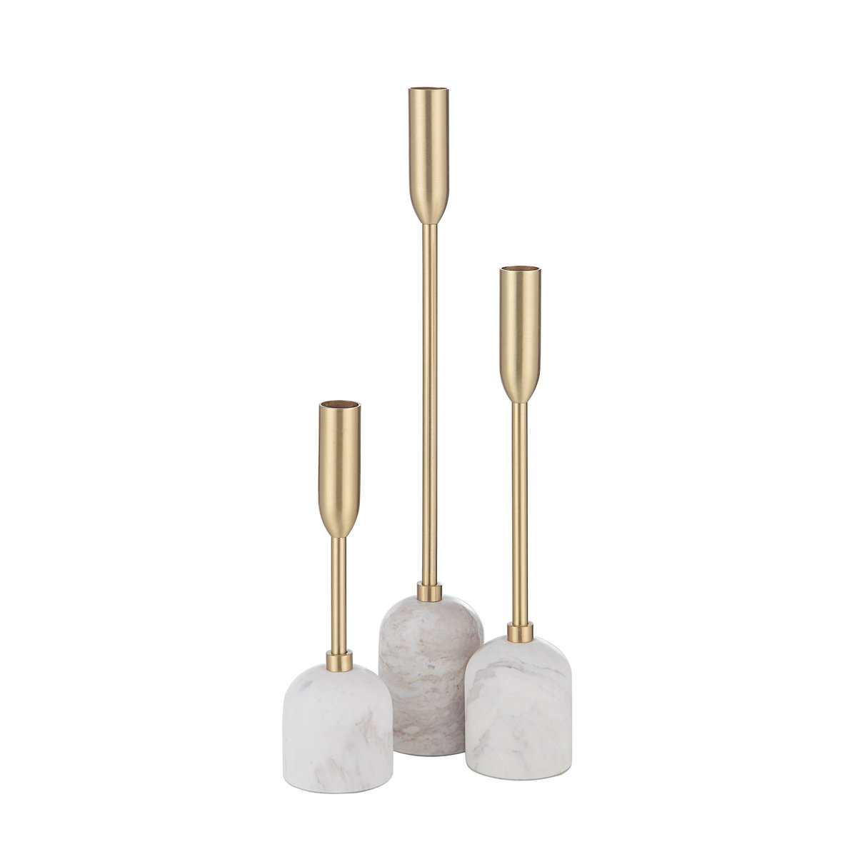 Marchesa Set Of 3 Tapered Candle Holder, Candles & Candle Holder by Renwil View 1