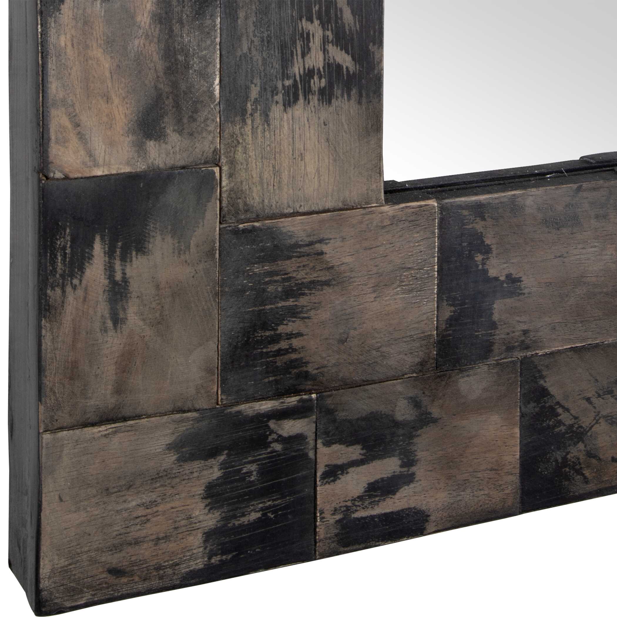 Burke Wooden Mirror large image 