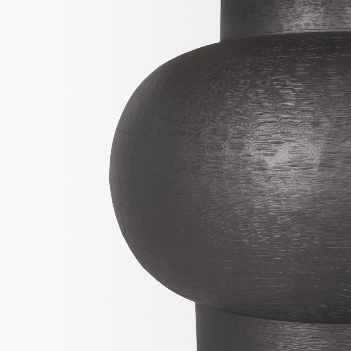 Salaah Black Brushed Metal with Beige Shade Table Lamp, by Mercana, 19.5" length x 19.5" width x 26" height View 10