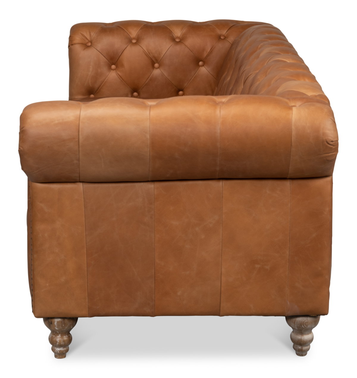 Kingston Sofa, by Sarreid, 2'9" length x 7'1" width x 2'6" height View 4