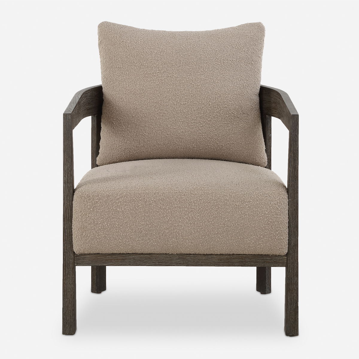 Sienna Sand Fabric Accent Chair, by Uttermost, 27" width x 28.5" height x 29" depth View 1