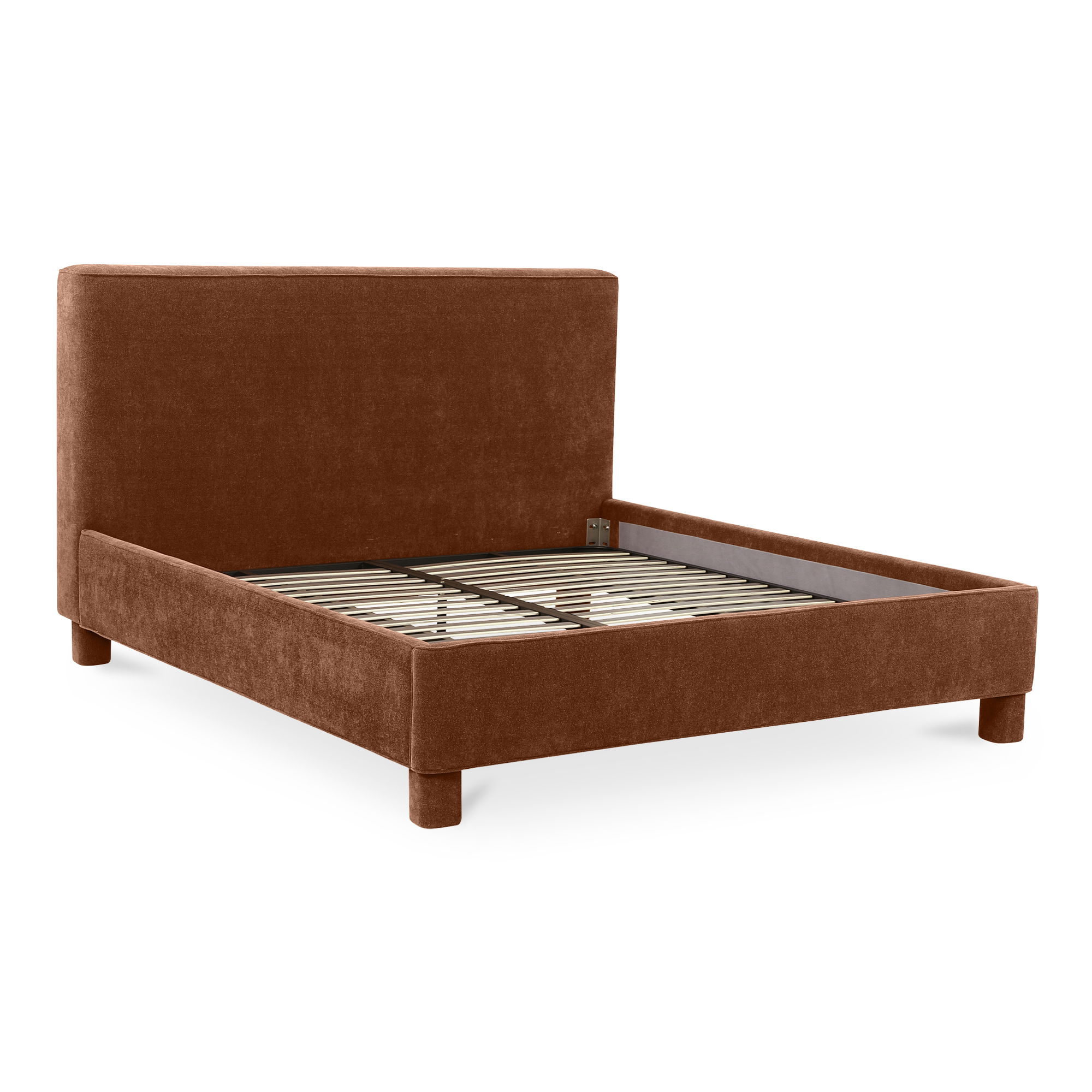 Ichigo Queen Bed Deep Orange large image 