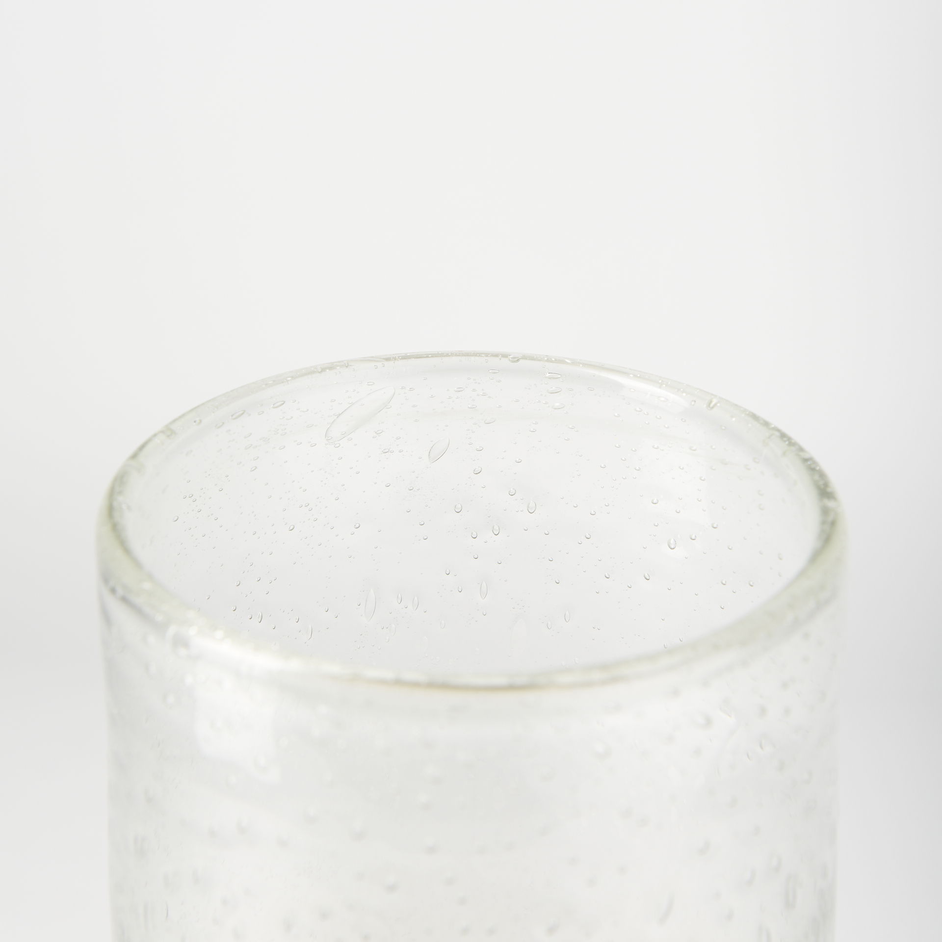 Adriatic I Small Brushed Gold Metal Glass Vase large image 