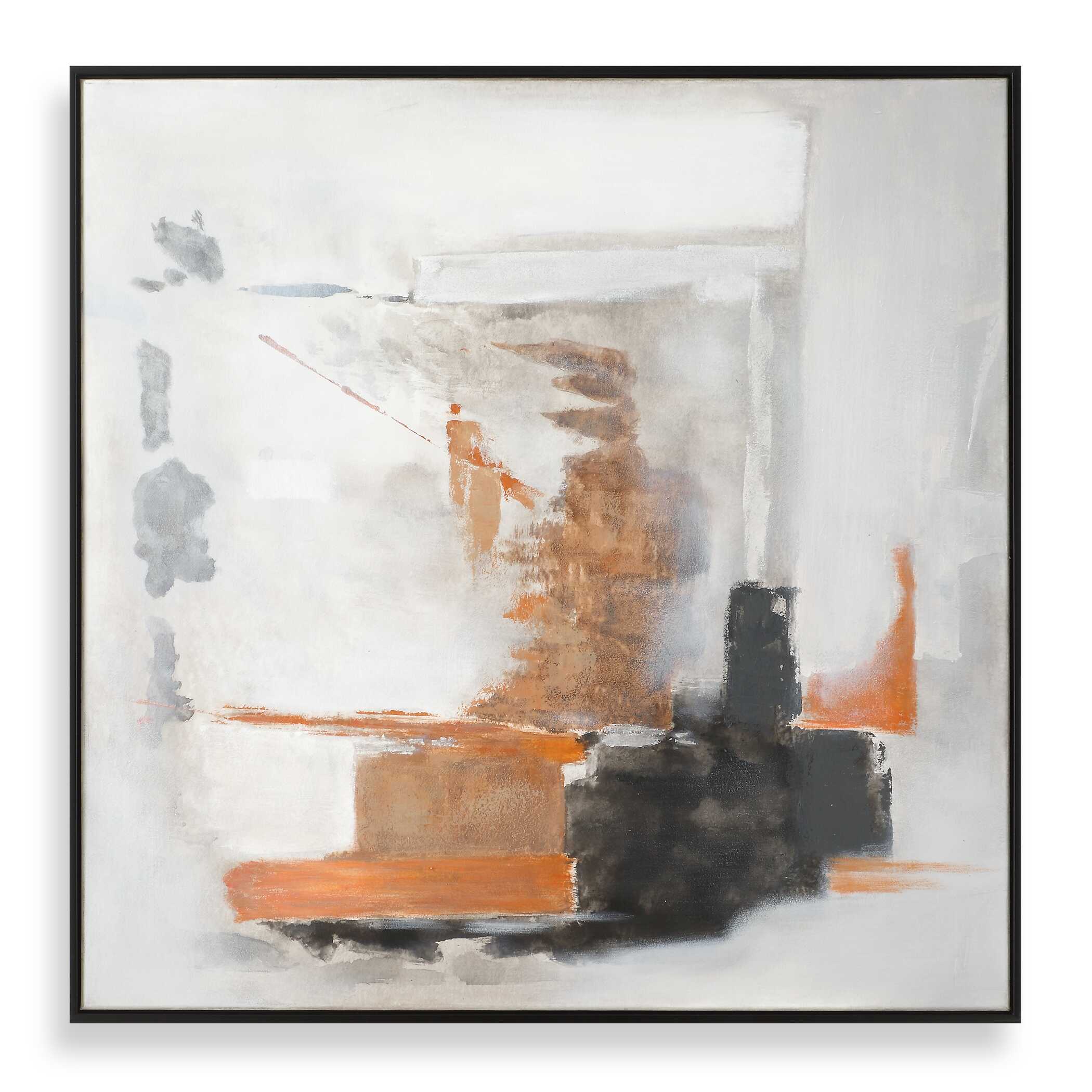 Heat Of The Moment Abstract Art, Painting by Uttermost, 41" width x 41" height x 2" depth View 1