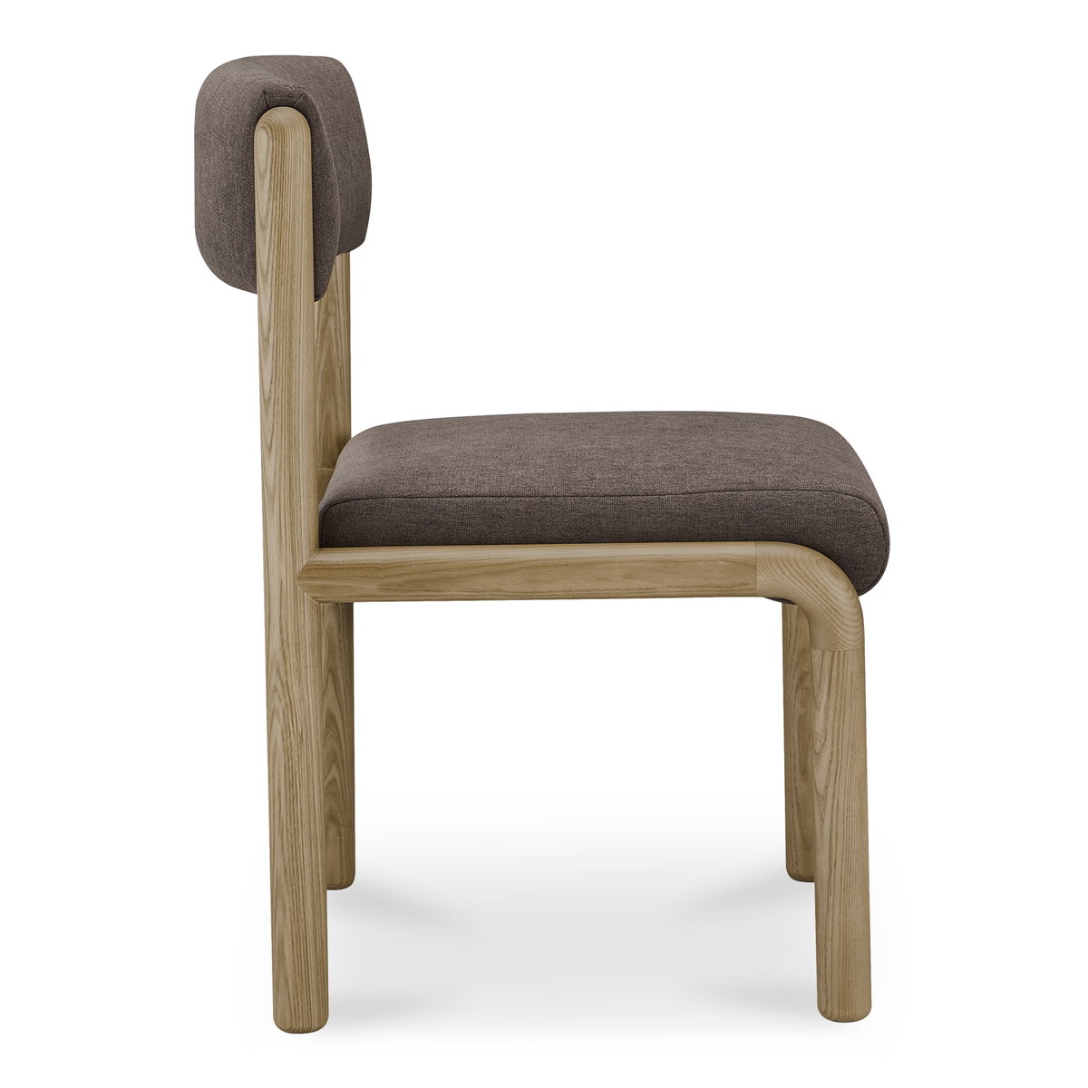 April Dining Chair Deep Brown-set Of Two, by Moe's Home, 21.6" width x 32" height x 23" depth View 3