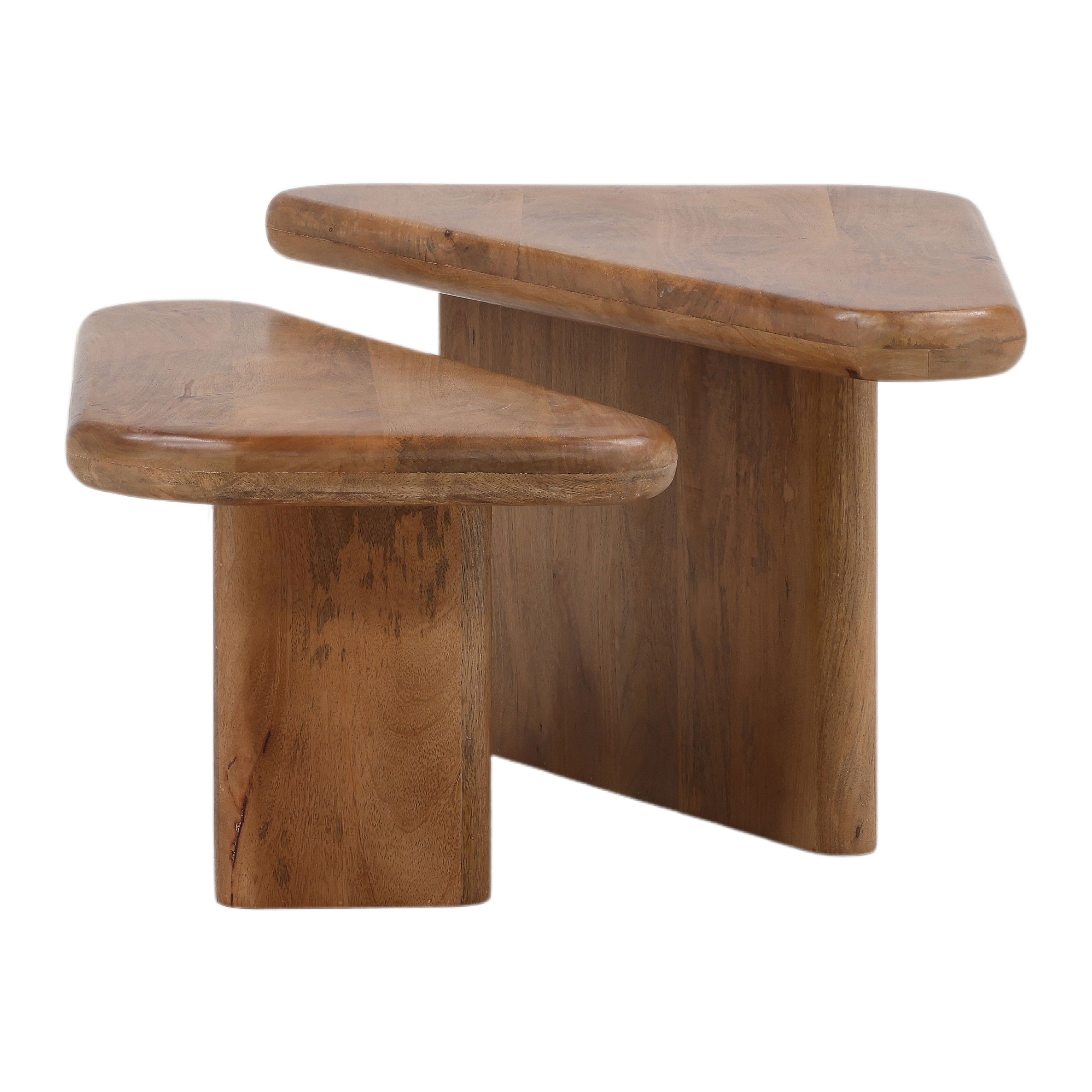Sansa Coffee Table Set of 2 Brown large image 