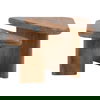 Sansa Coffee Table Set of 2 Brown thumbnail 2