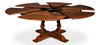 Walnut Jupe Dining Table, Ex-Large, by Sarreid, 80" length x 80" width x 30" height thumbnail 2