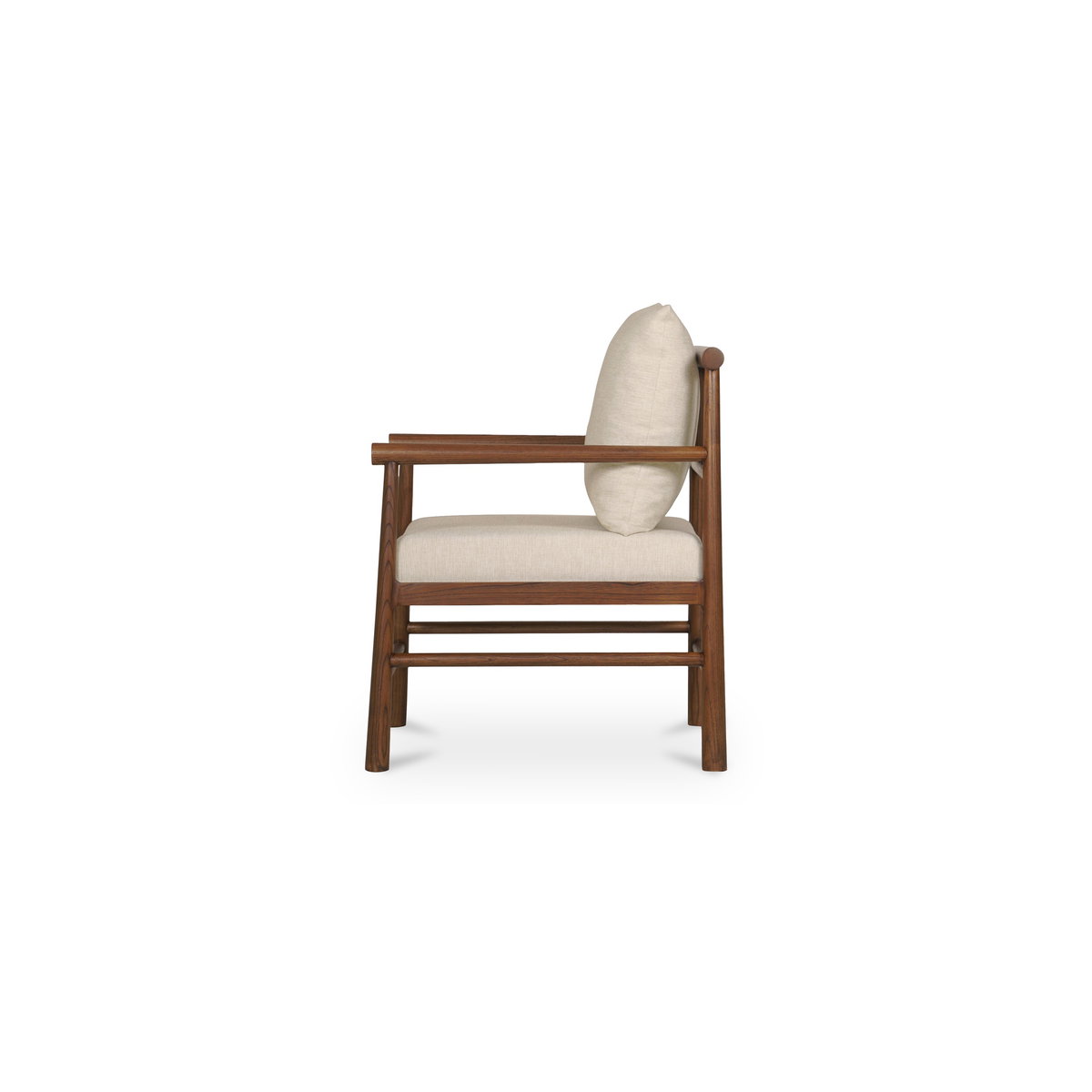 Mayne Accent Chair Cream, by Moe's Home, 26.81" width x 31.7" height x 27" depth View 3