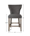 Arnaud Charcoal Counter Stool thumbnail 2