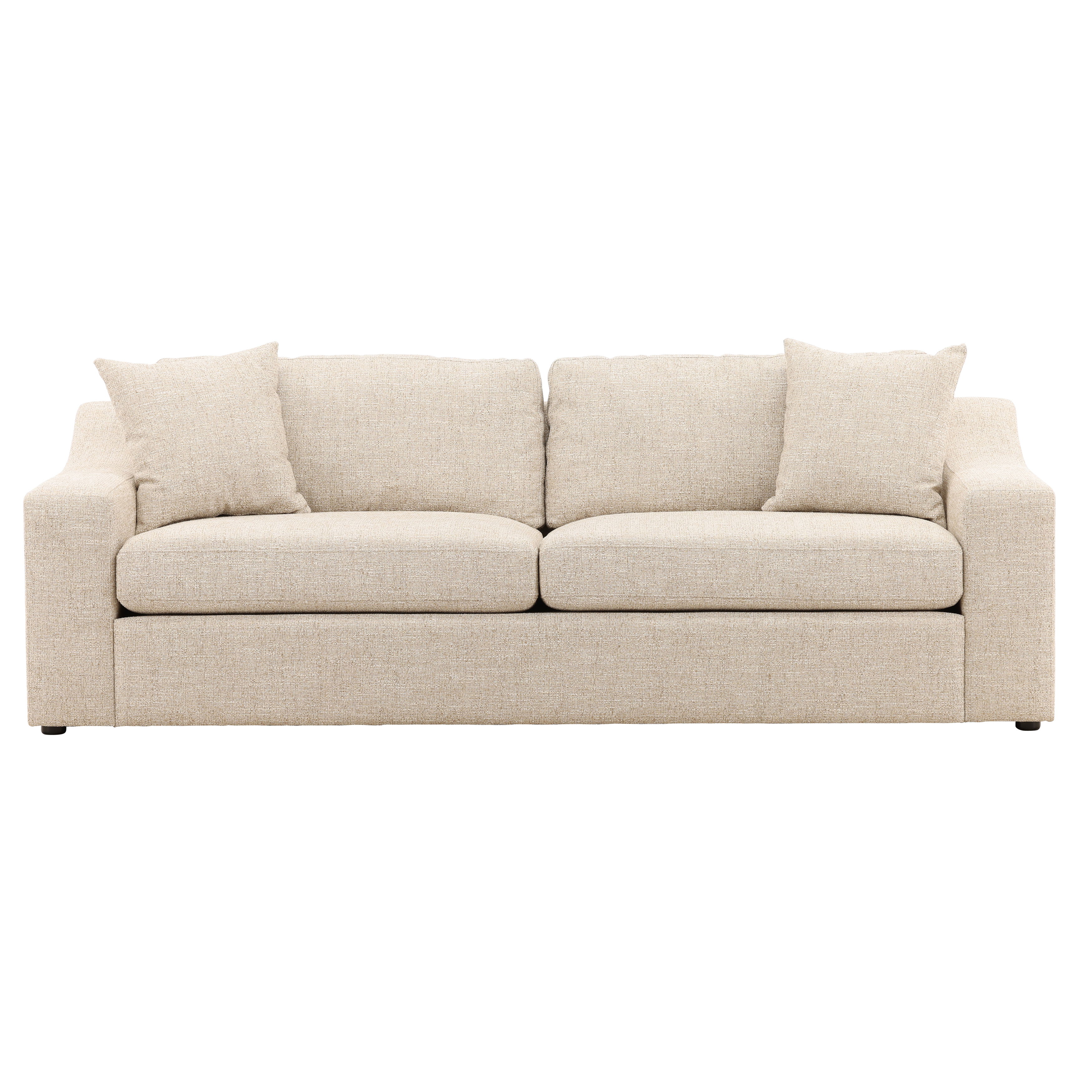 Emma Sofa Fawn, Sofas & Sectional by Dovetail, 94.75" width x 33.37" height x 40" depth View 2