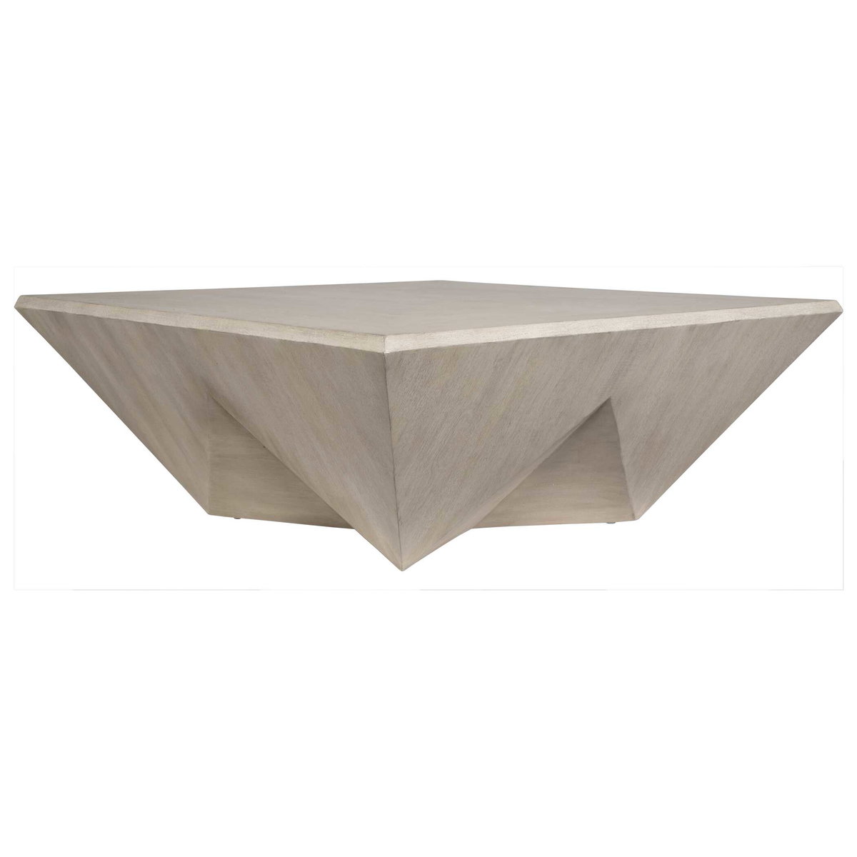 Collins Modern Light Gray Coffee Table, by Uttermost, 42" width x 16" height x 42" depth View 6