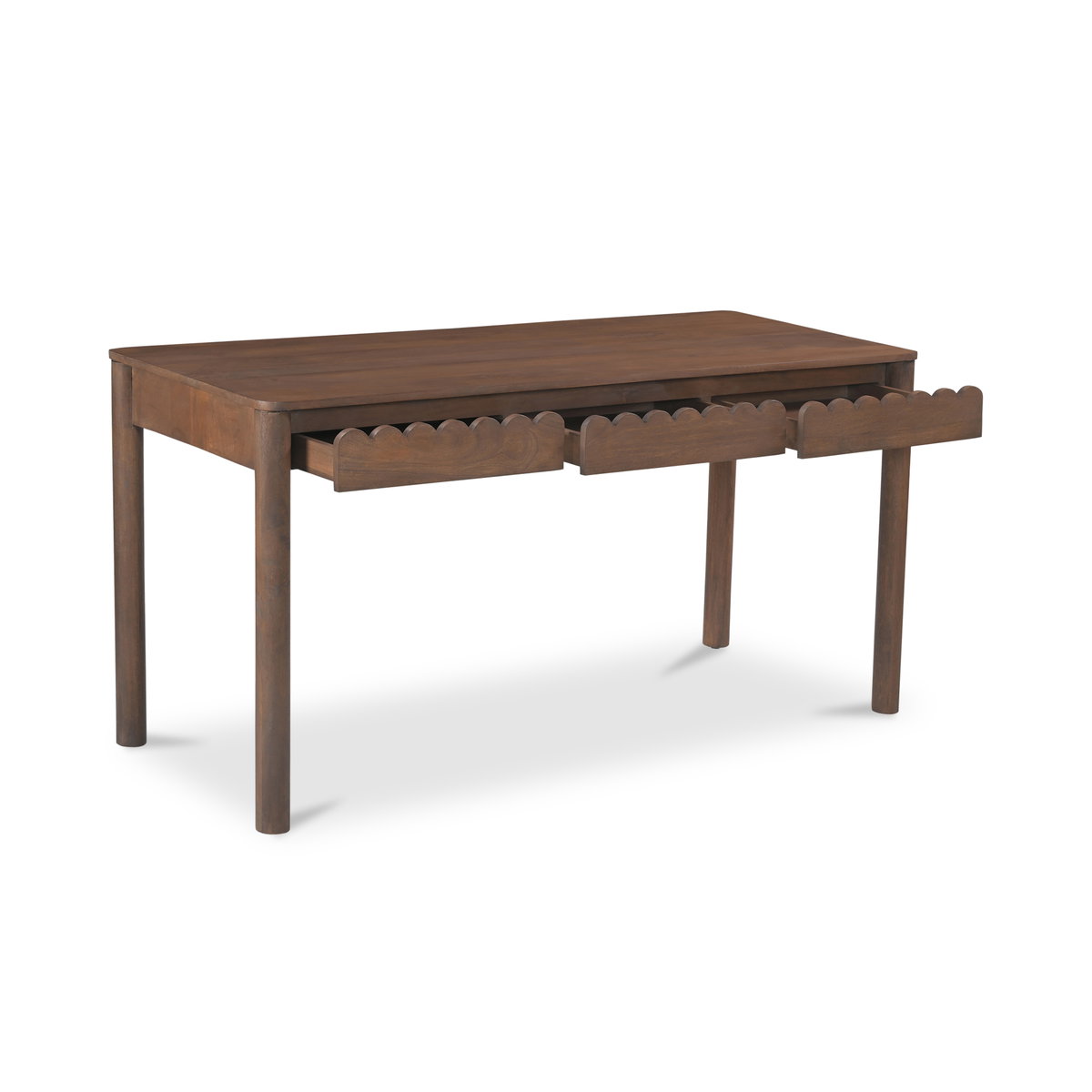 Wiley Desk Vintage Brown, by Moe's Home, 60.25" width x 30" height x 24" depth View 3