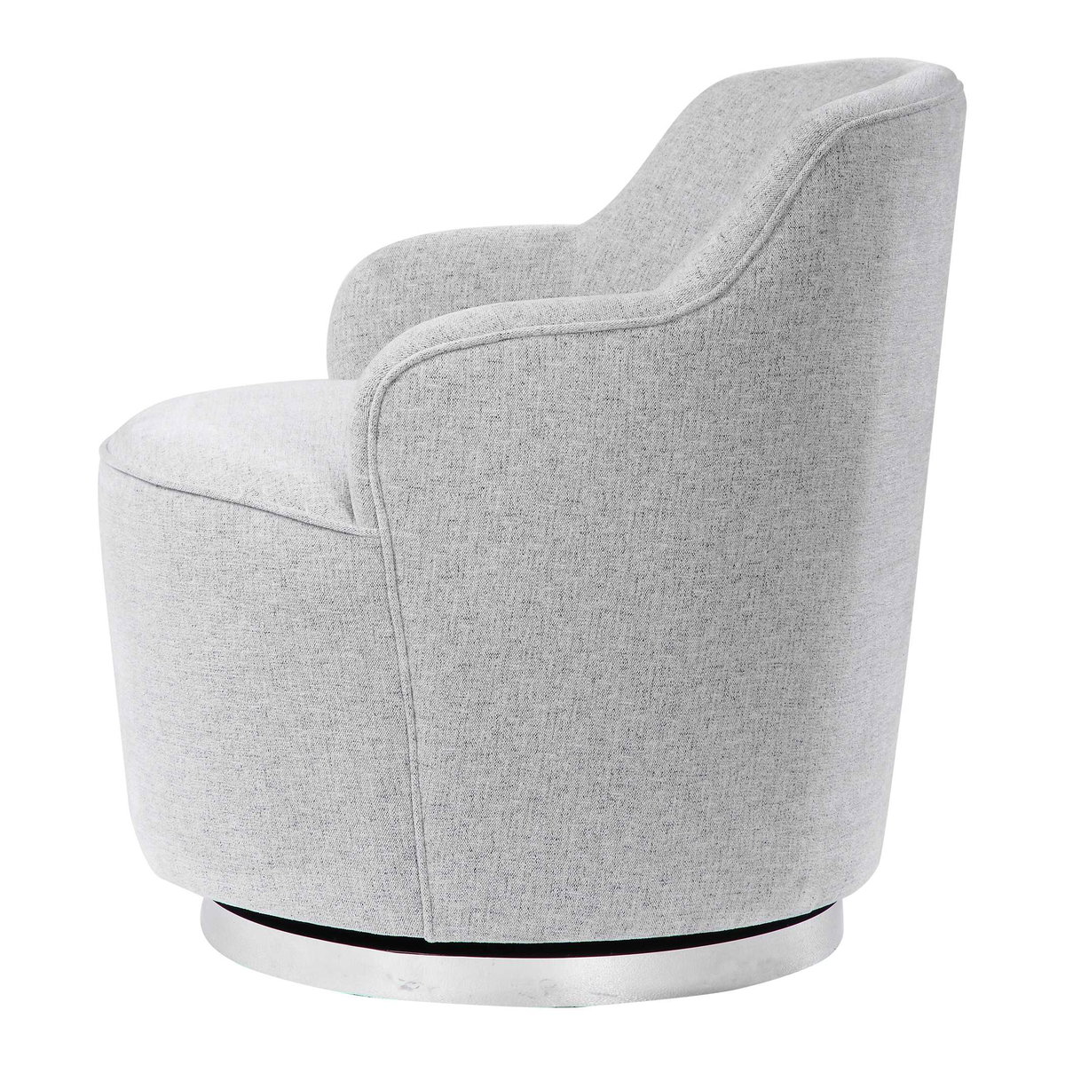 Hobart Casual Swivel Chair, Accent Chair by Uttermost, 28" width x 30" height x 28" depth View 7
