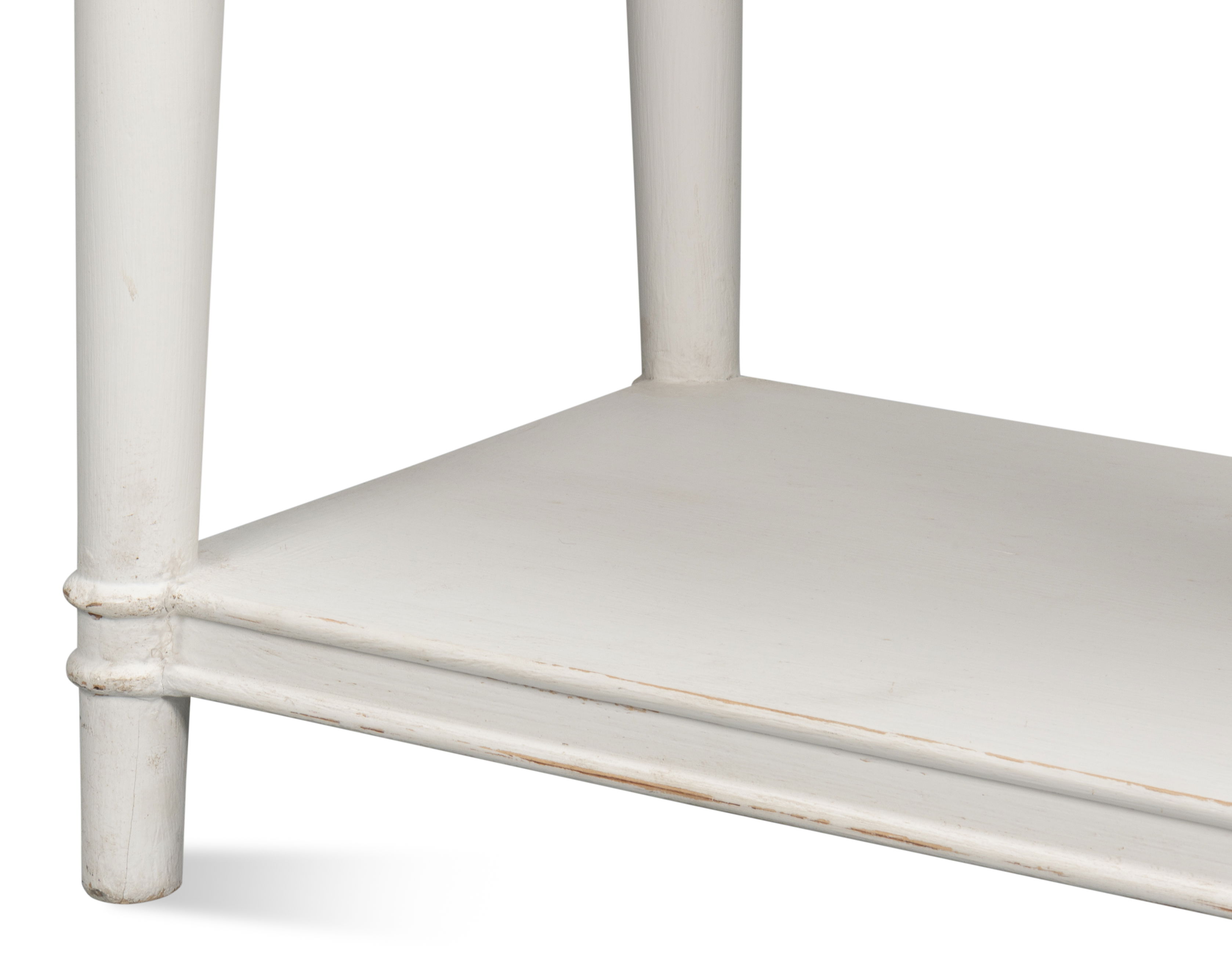 Chantal Console Table Antique White, by Sarreid, 93" length x 18" width x 36" height View 6