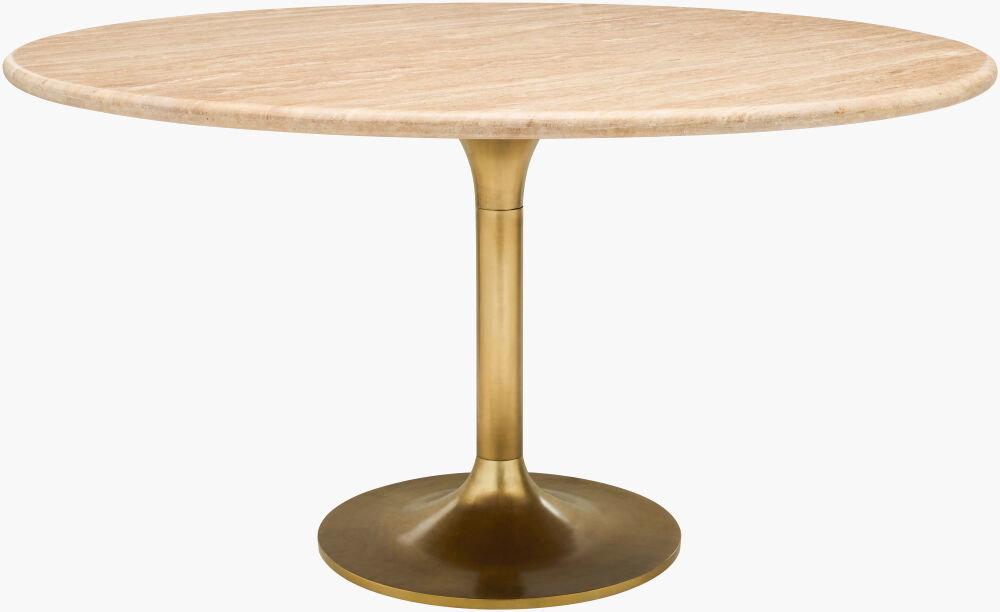Anatalia Dining Table, by Surya, 55" width x 30" height