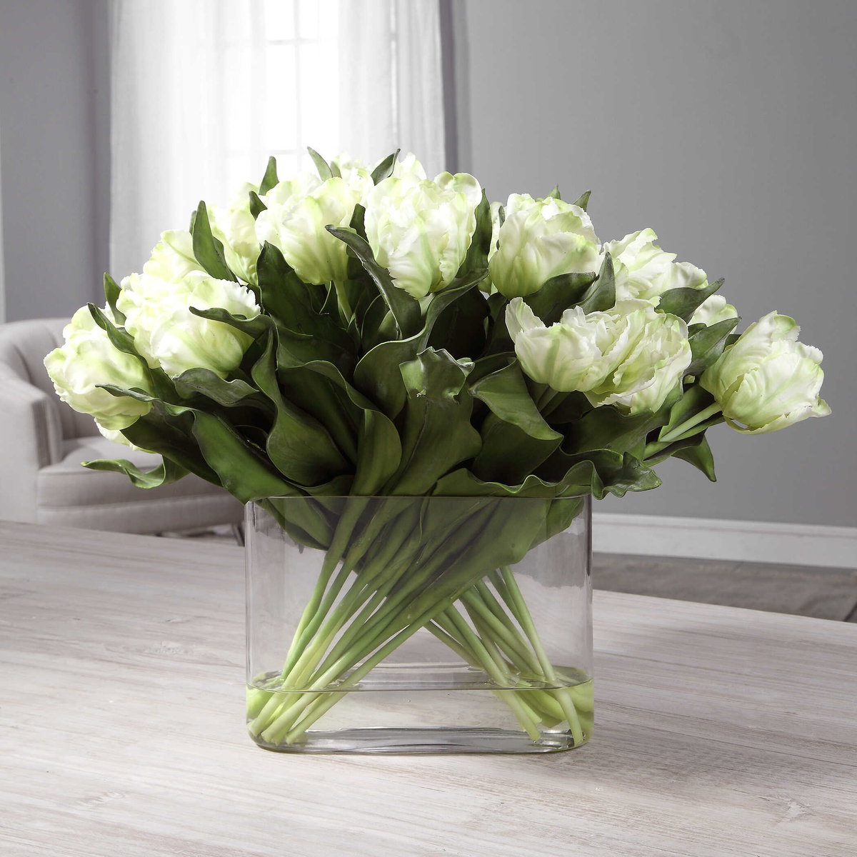 Kimbry Tulip Centerpiece, Artificial Plants & Flower by Uttermost, 24" width x 18" height x 16" depth View 4
