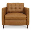 Bridgers Power Recliner Chair Tan Leather thumbnail 0
