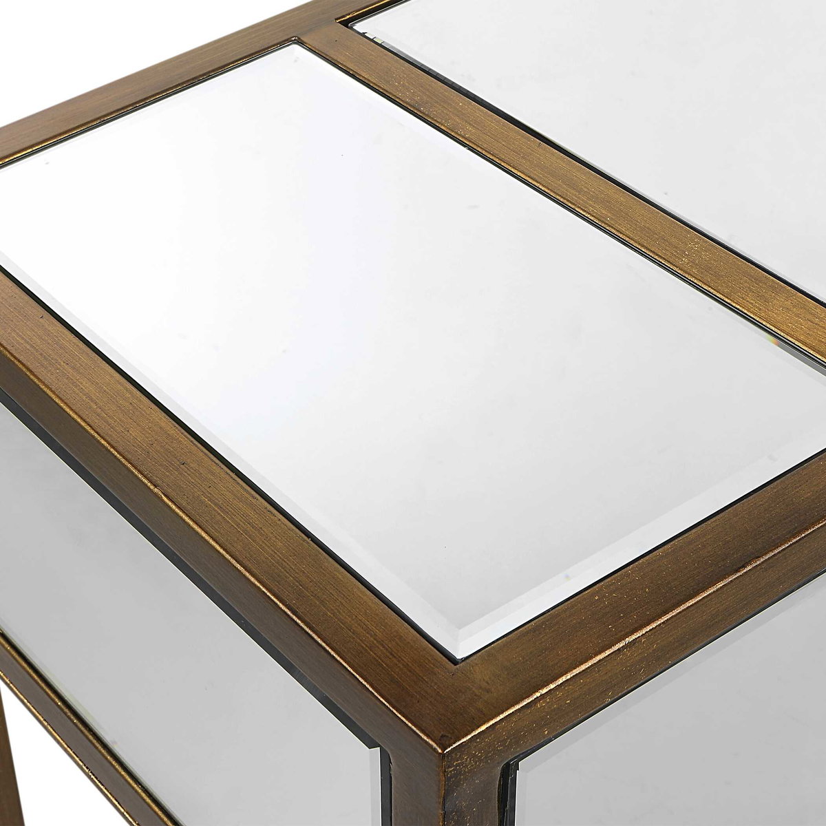 Reflect Mirrored Console Table, by Uttermost, 62" width x 32" height x 14" depth View 8
